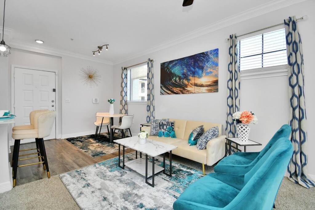Chic Retreat-Walk To Nrg-Pool Apartment Houston Luaran gambar